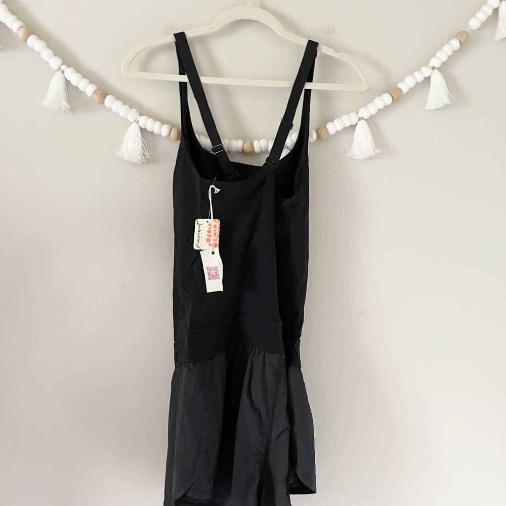 Women’s Black Maternity Active Romper - Picture 5 of 5